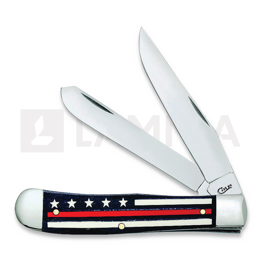 Pocket knife Case Cutlery Red Line Trapper Bone 07310