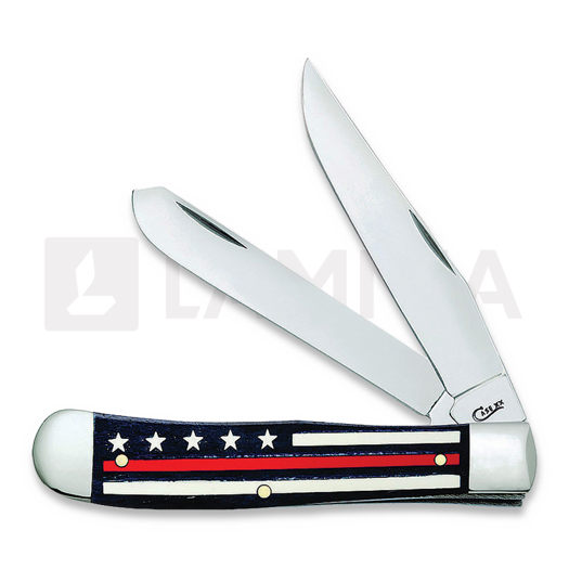 Pocket knife Case Cutlery Red Line Trapper Bone 07310