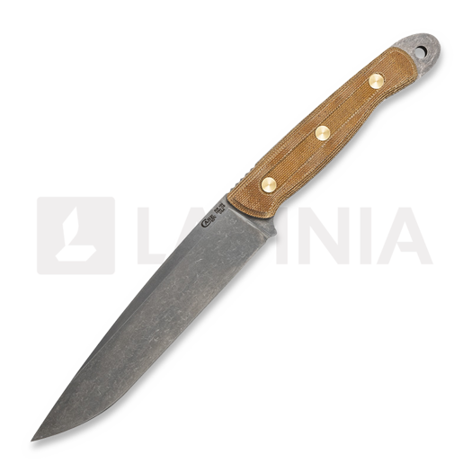 Case Cutlery Roland Welker 100 Hunter, Smooth Natural Micarta 50628