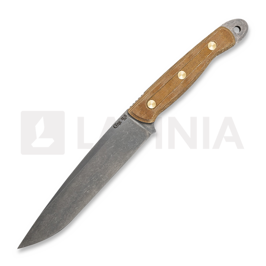 Case Cutlery Roland Welker 100 Hunter, Smooth Natural Micarta 50628