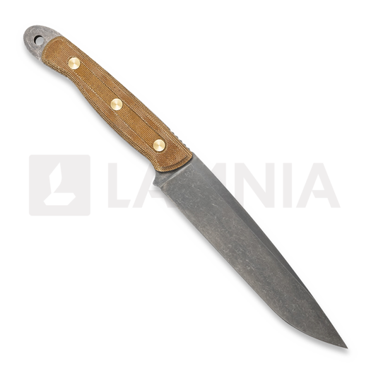Case Cutlery Roland Welker 100 Hunter, Smooth Natural Micarta 50628