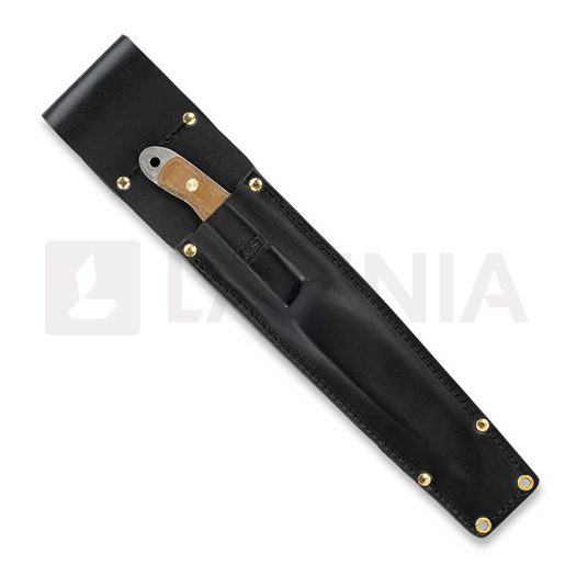 Case Cutlery Roland Welker 100 Hunter, Smooth Natural Micarta 50628