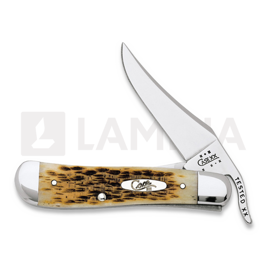 Pocket knife Case Cutlery Russlock Amber Bone 00260