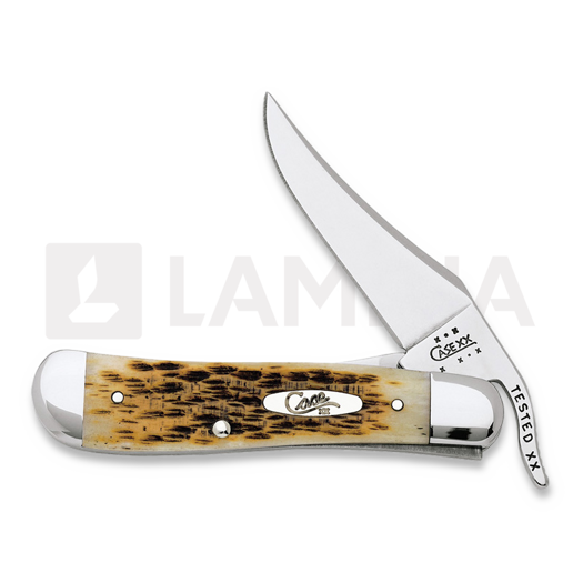 Pocket knife Case Cutlery Russlock Amber Bone 00260