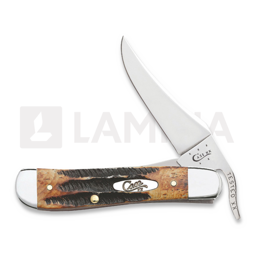 Pocket knife Case Cutlery Russlock Burnt Bonestag 65303