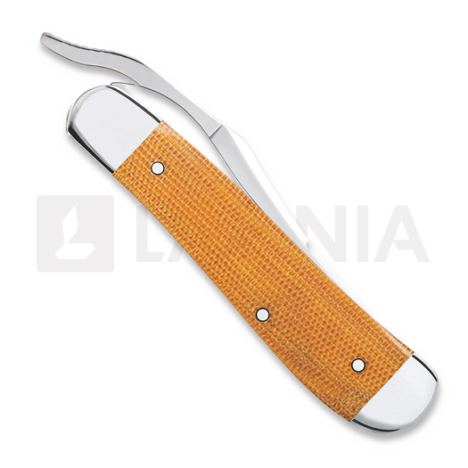 Case Cutlery RussLock, Natural Canvas Micarta 23692