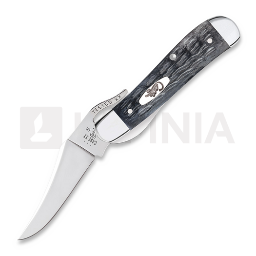 Case Cutlery RussLock, Pocket Worn Gray Bone Crandall Jig 58420