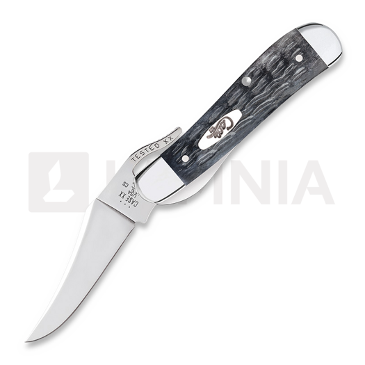 Case Cutlery RussLock, Pocket Worn Gray Bone Crandall Jig 58420
