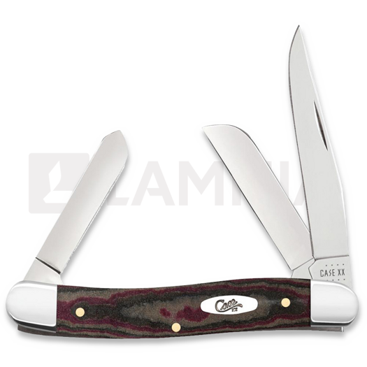 Pocket knife Case Cutlery Rustic Red Richlite® Smooth Medium Stockman 13622