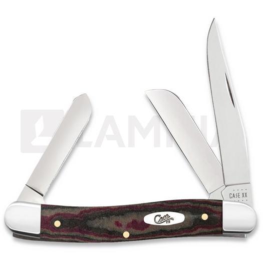 Pocket knife Case Cutlery Rustic Red Richlite® Smooth Medium Stockman 13622