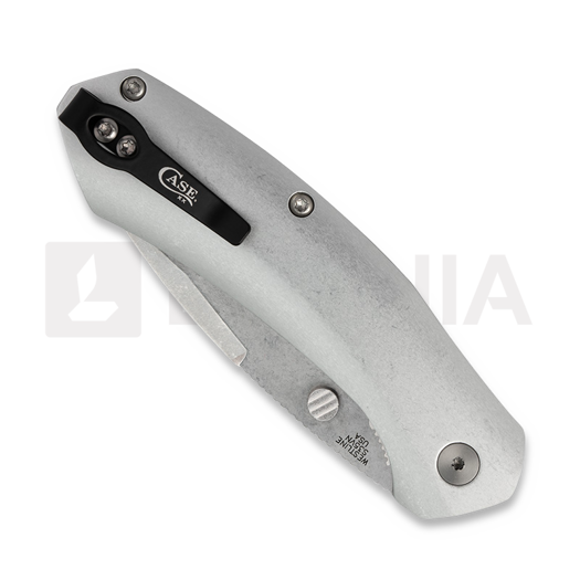 Case Cutlery Silver Anodized Aluminum kääntöveitsi 36553
