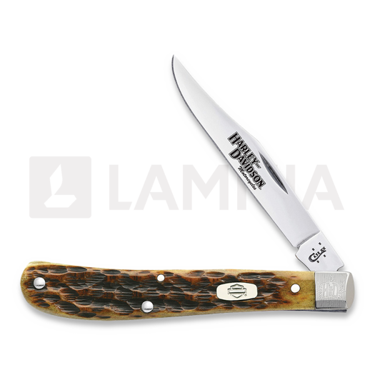 Case Cutlery Slimline Trapper Harley pocket knife 52153