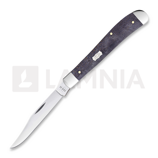 Case Cutlery Slimline Trapper, Purple Curly Maple Smooth 80546