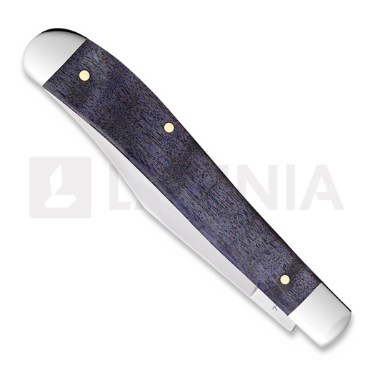Case Cutlery Slimline Trapper, Purple Curly Maple Smooth 80546