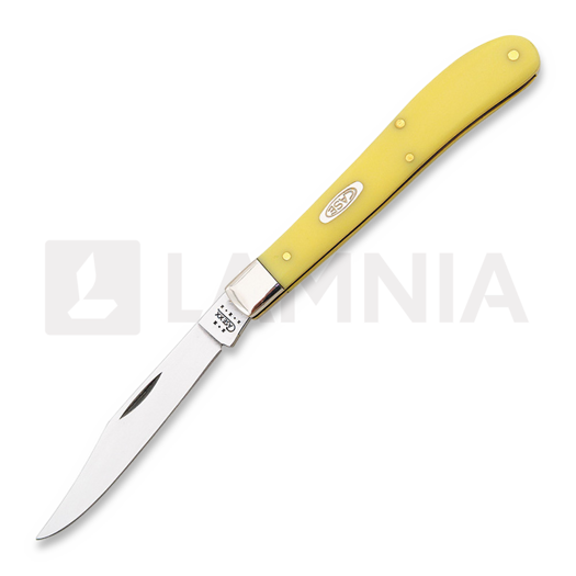Pocket knife Case Cutlery Slimline Trapper Yellow 80031