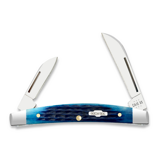 Case Cutlery Small Congress, Blue Bone Rogers Corn Cob Jig 02845