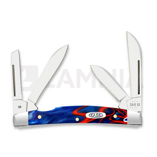 Case Cutlery Small Congress, Patriotic Kirinite Smooth 11224