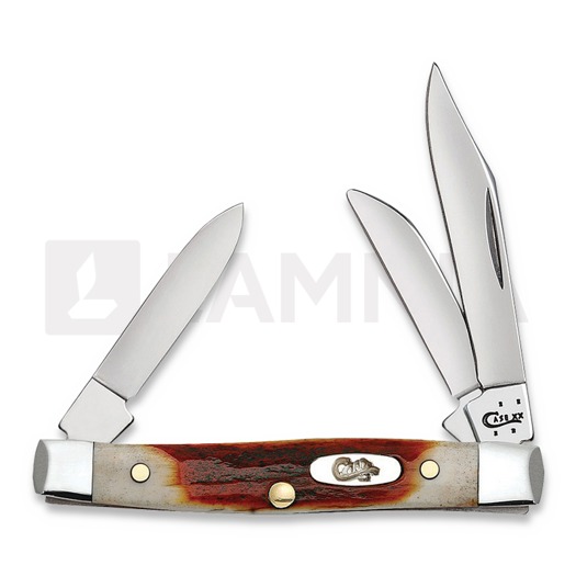 Case Cutlery Small Stockman Red Stag 折叠刀 09449