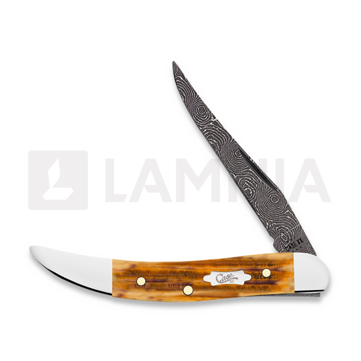 Case Cutlery Small Texas Toothpick Dam, Second Cut Jig Burnt Goldenrod 52424