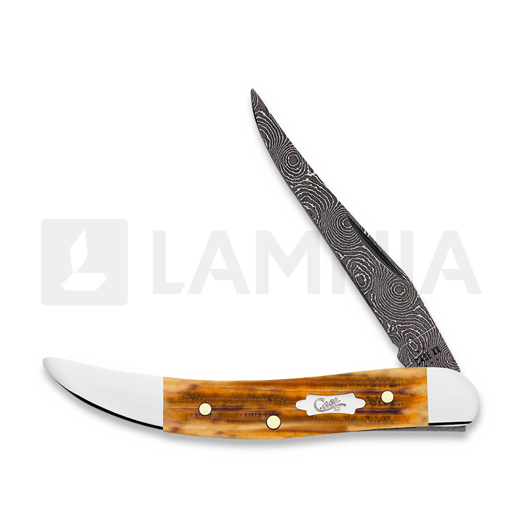 Case Cutlery Small Texas Toothpick Dam, Second Cut Jig Burnt Goldenrod 52424