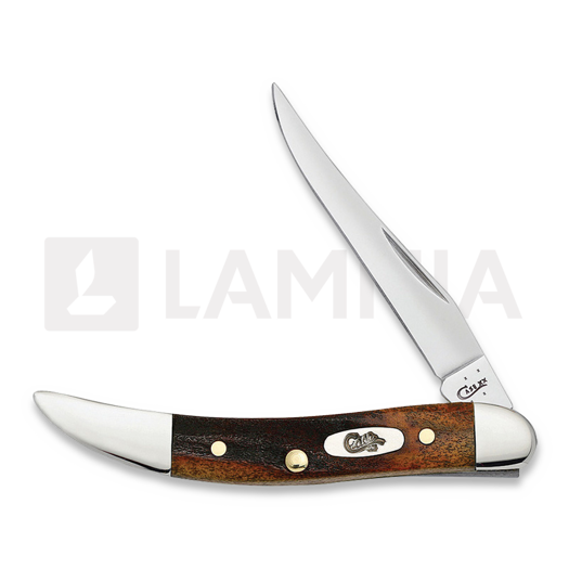 Case Cutlery Small Texas Toothpick Red Stag 접이식 나이프 08469
