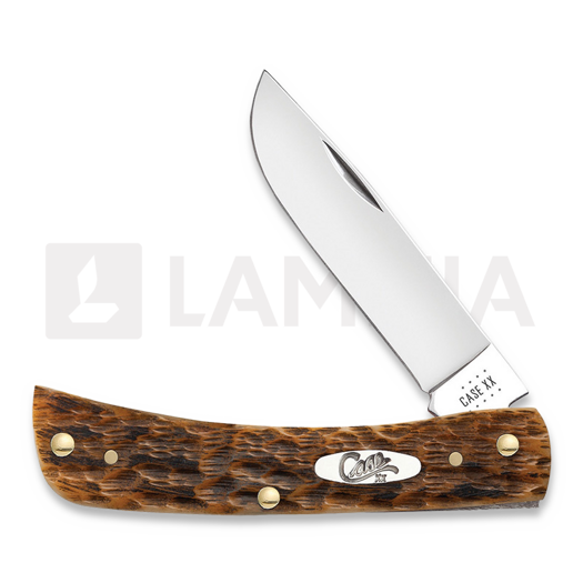 Pocket knife Case Cutlery Sod Buster Jr Amber Bone 30092
