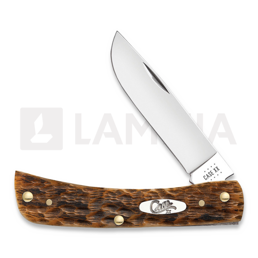 Pocket knife Case Cutlery Sod Buster Jr Amber Bone 30092