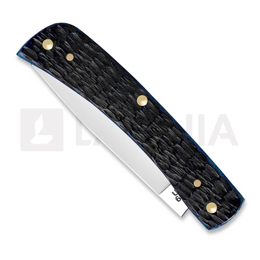 Case Cutlery Sod Buster Jr, Navy Blue Bone Rogers Jig 06890