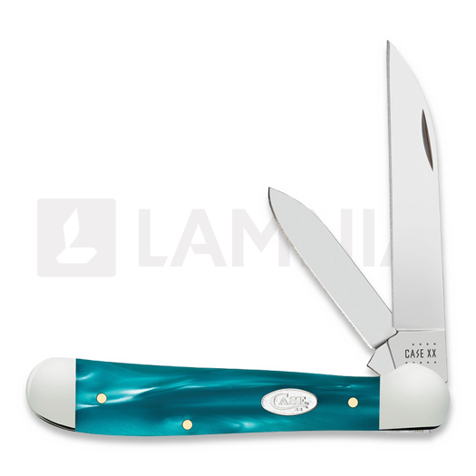 Pocket knife Case Cutlery SparXX Aqua Kirinite Smooth Copperhead 18581