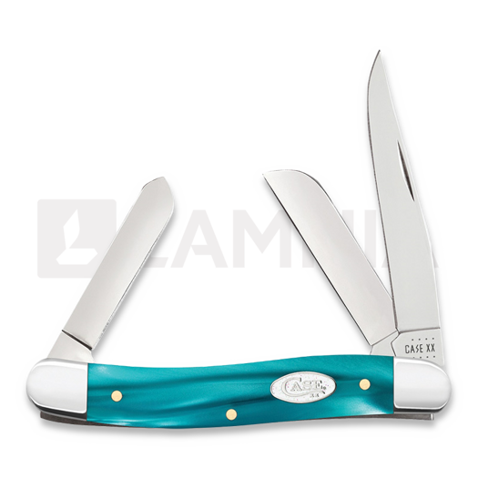 Pocket knife Case Cutlery SparXX Aqua Kirinite Smooth Medium Stockman 18583
