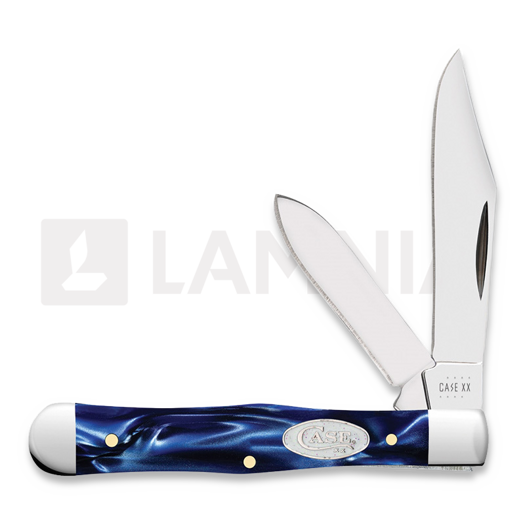 Case Cutlery SparXX Blue Pearl Kirinite Small Swell Center Jack pocket knife 23444