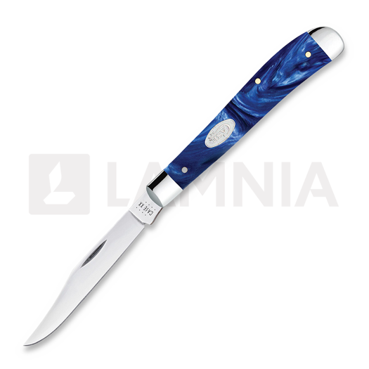 Case Cutlery SparXX Blue Pearl Kirinite Smooth Slimline Trapper linkkuveitsi 23445
