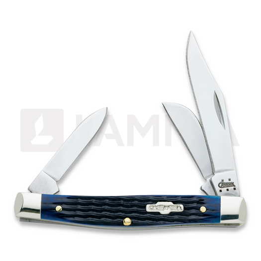 Pocket knife Case Cutlery Stockman Blue Bone 02806
