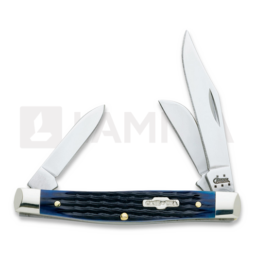 Pocket knife Case Cutlery Stockman Blue Bone 02806