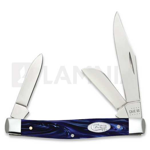 Case Cutlery Stockman Blue Pearl pocket knife 23442