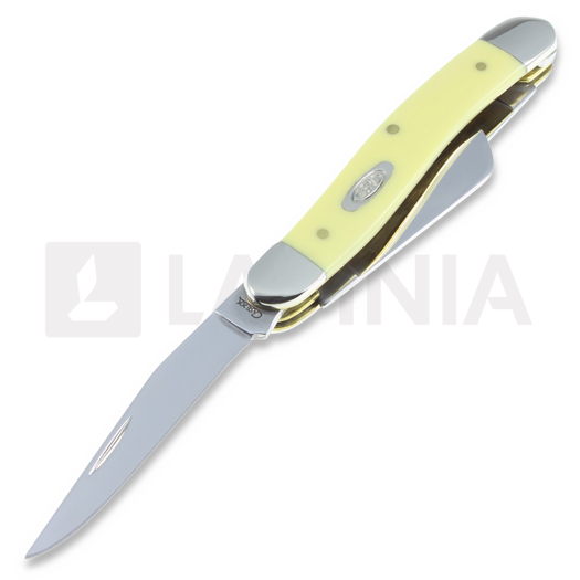 Case Cutlery Stockman linkkuveitsi, keltainen 80035