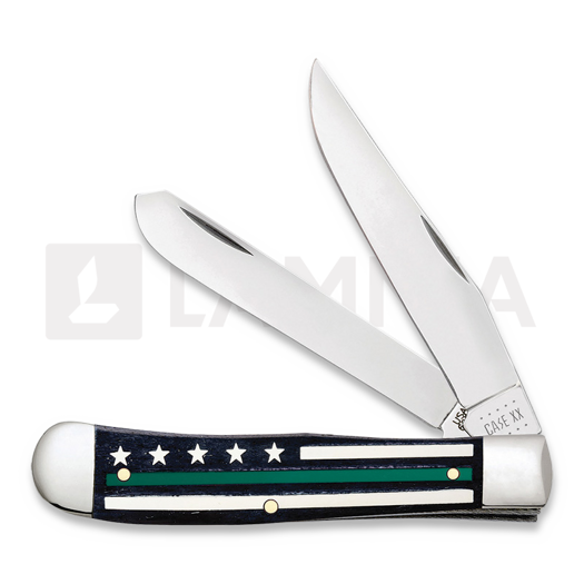 Case Cutlery Stripes of Service Trapper pocket knife 09575
