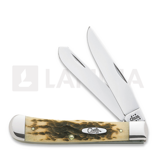 Case Cutlery Trapper Amber Bone pocket knife 00163