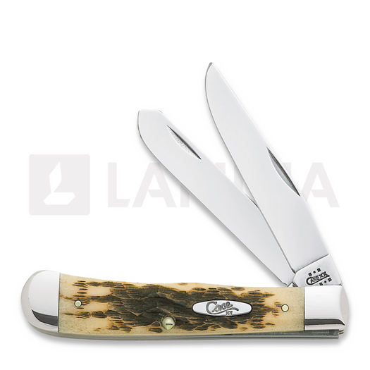 Case Cutlery Trapper Amber Bone pocket knife 00163