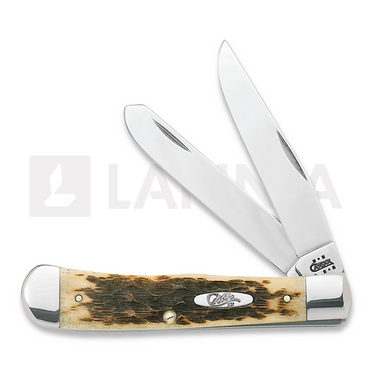 Pocket knife Case Cutlery Trapper Amber Bone 00164