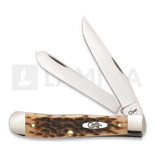 Pocket knife Case Cutlery Trapper Amber Bone 06540