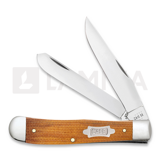 Case Cutlery Trapper, Natural Canvas Micarta 23690