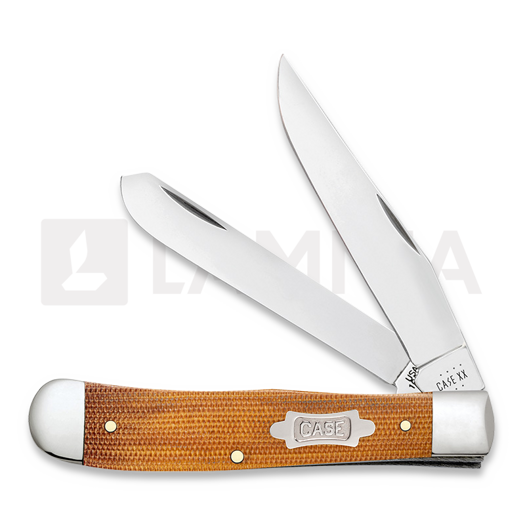Case Cutlery Trapper, Natural Canvas Micarta 23690