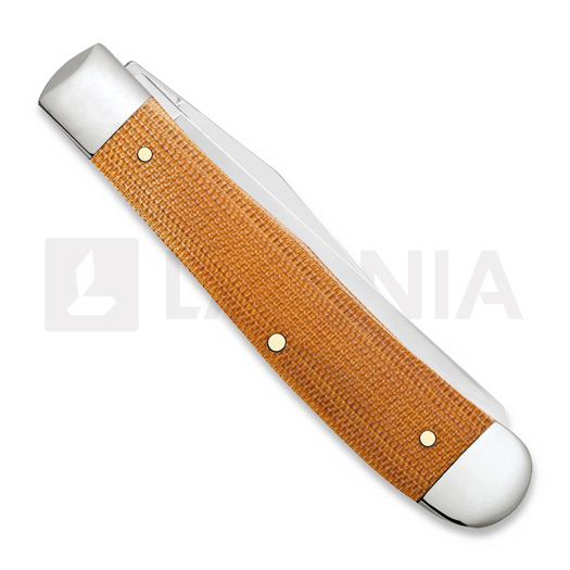 Case Cutlery Trapper, Natural Canvas Micarta 23690