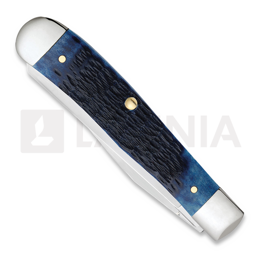 Case Cutlery Trapper, Navy Blue Bone Rogers Jig 07051