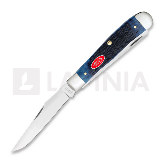 Case Cutlery Trapper, Navy Blue Bone Rogers Jig 07051