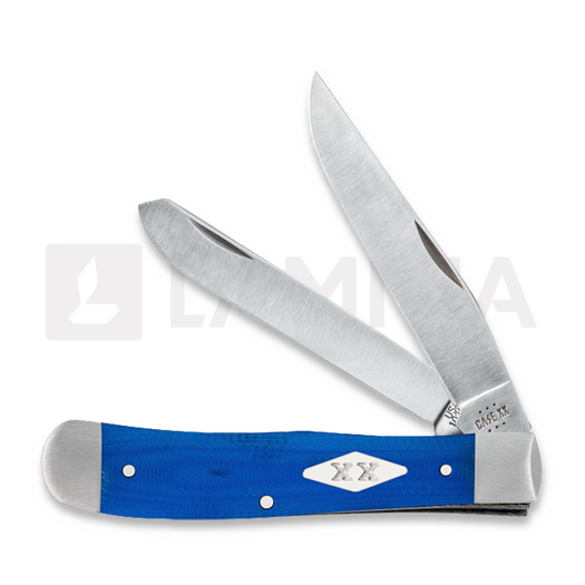 Case Cutlery Trapper, Smooth Blue G-10 16750