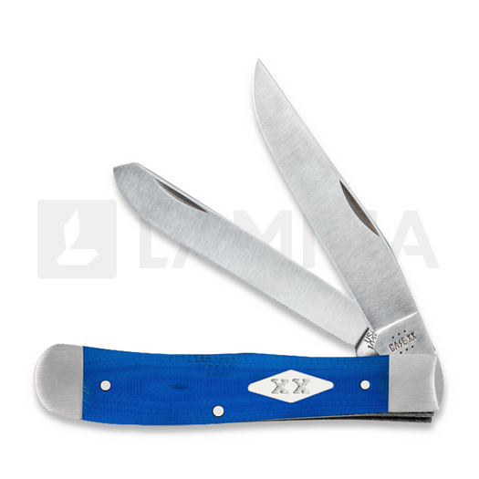 Case Cutlery Trapper, Smooth Blue G-10 16750