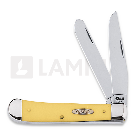 Pocket knife Case Cutlery Trapper Yellow Stainless 80161