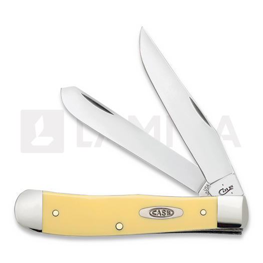 Pocket knife Case Cutlery Trapper Yellow Synthetic 81091